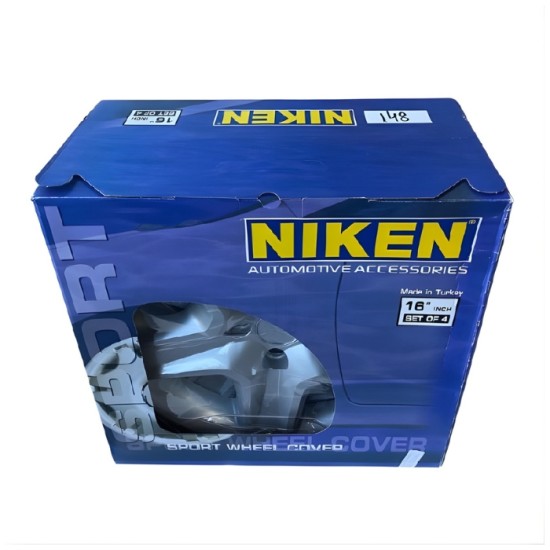Τάσια τροχών ΝIKEN ασημί 16'' 4 τεμάχια